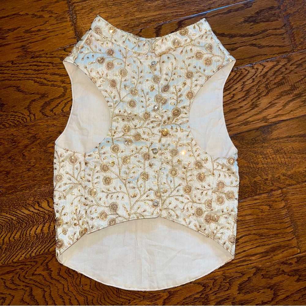 Indian sequin dog vest! *Never used*